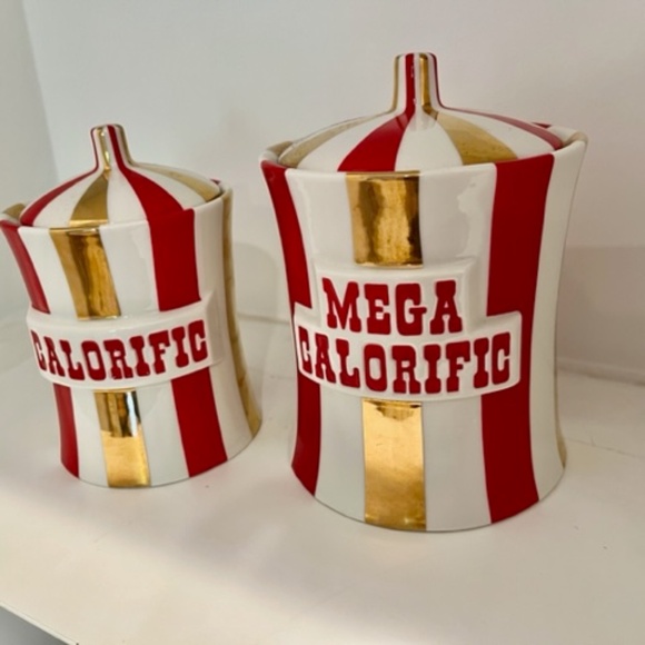 RARE Jonathan Adler CALORIFIC Vice Collection canister - Picture 3 of 5